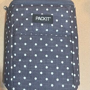 PACKIT Polka Dot Freezable Bottle Bag